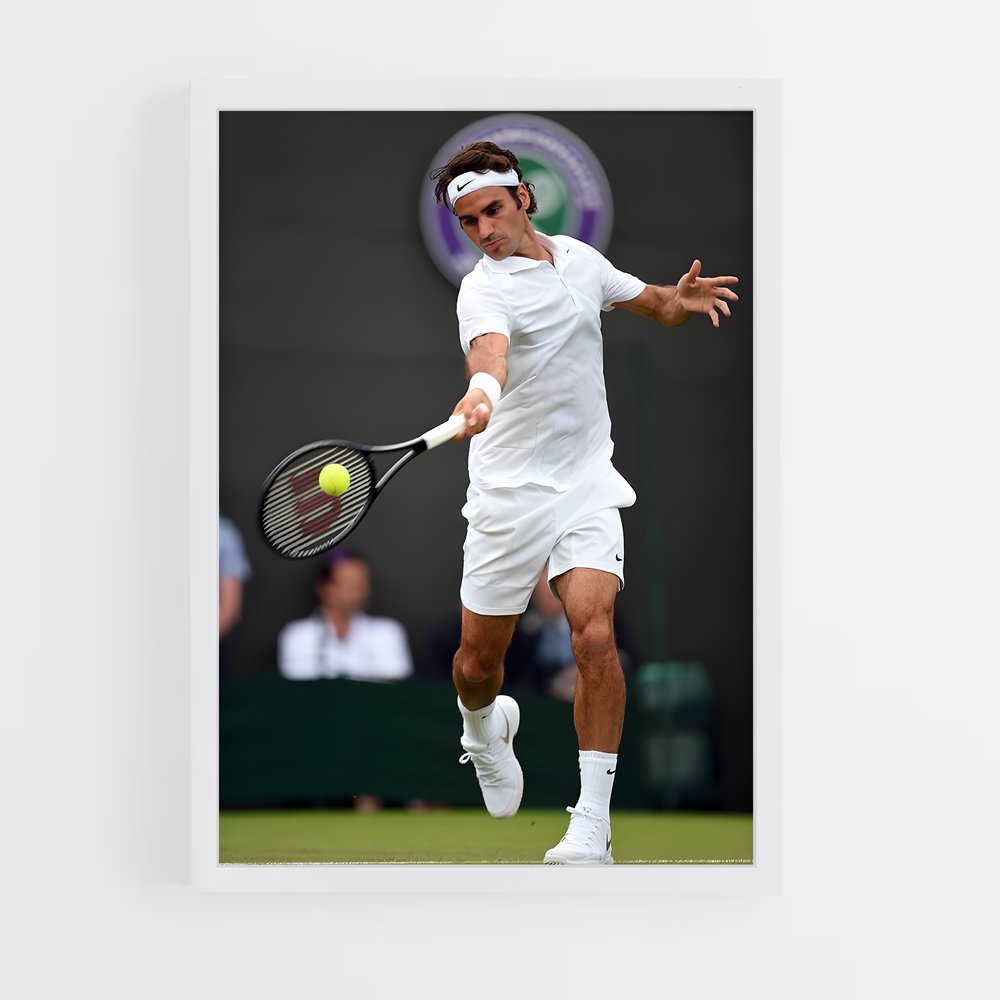 Poster Roger de federer – affiche Tennis (vue 3)